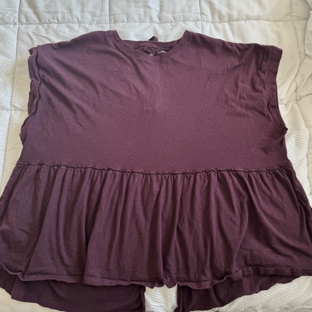 Flowy Peplum Top